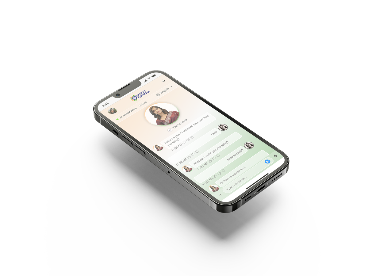 Bharatpayroll HRMS mobile app UI/UX redesign case study — Bhongir Sawarkar, Hyderabad