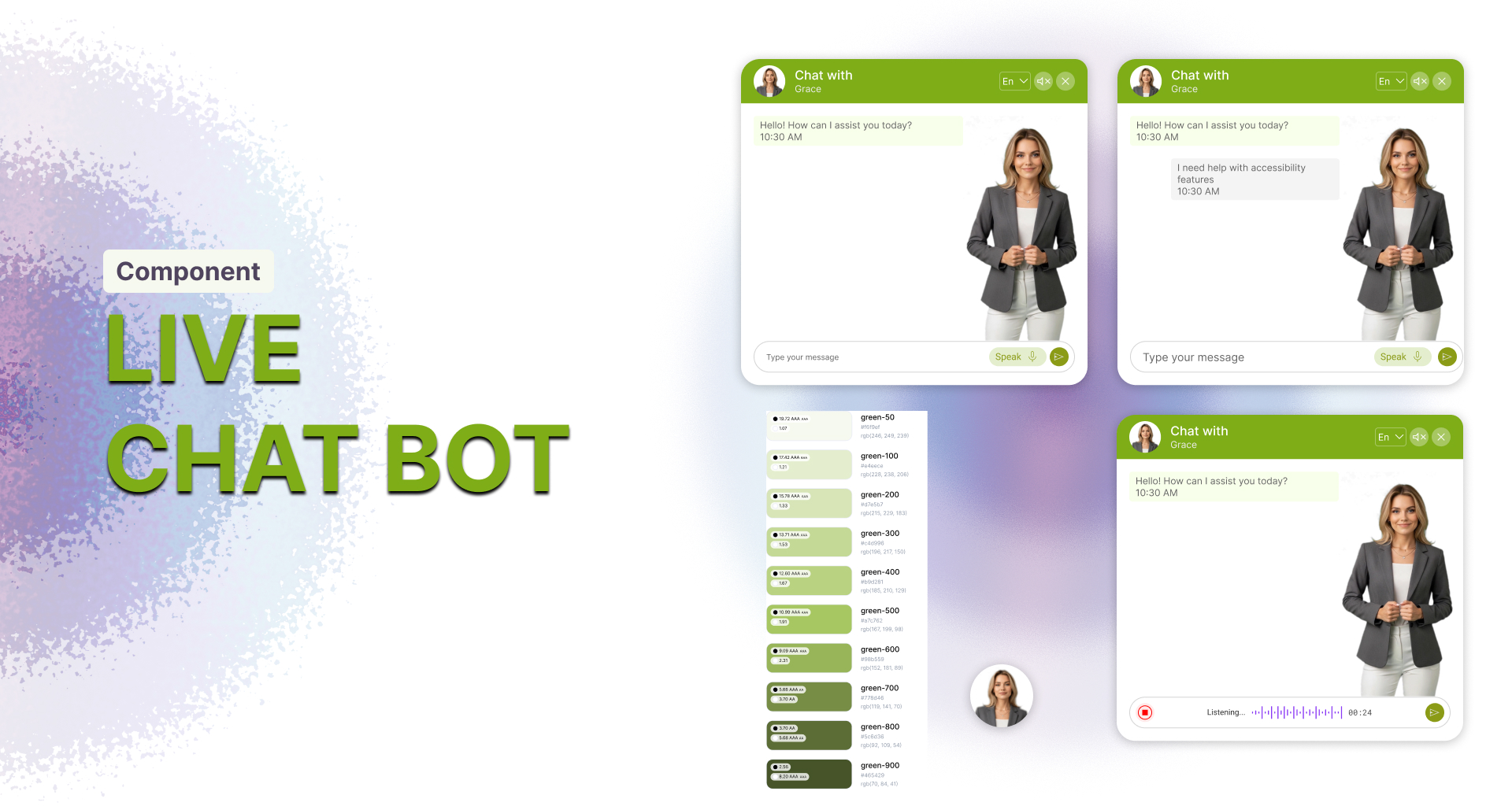 LIve chatbot-components