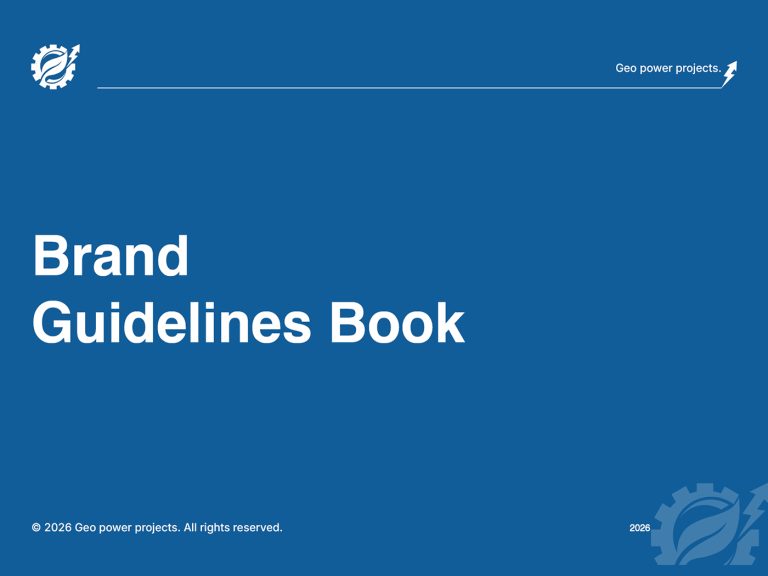 GEO Power Projects brand identity and logo design — Bhongir Sawarkar, Hyderabad